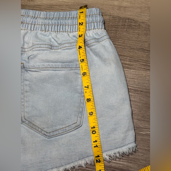 Duo 1 Celebrity Pink Drawstring Denim Shorts S & 1 Wild Fable Rolled Cuff 4/R - Picture 6 of 10